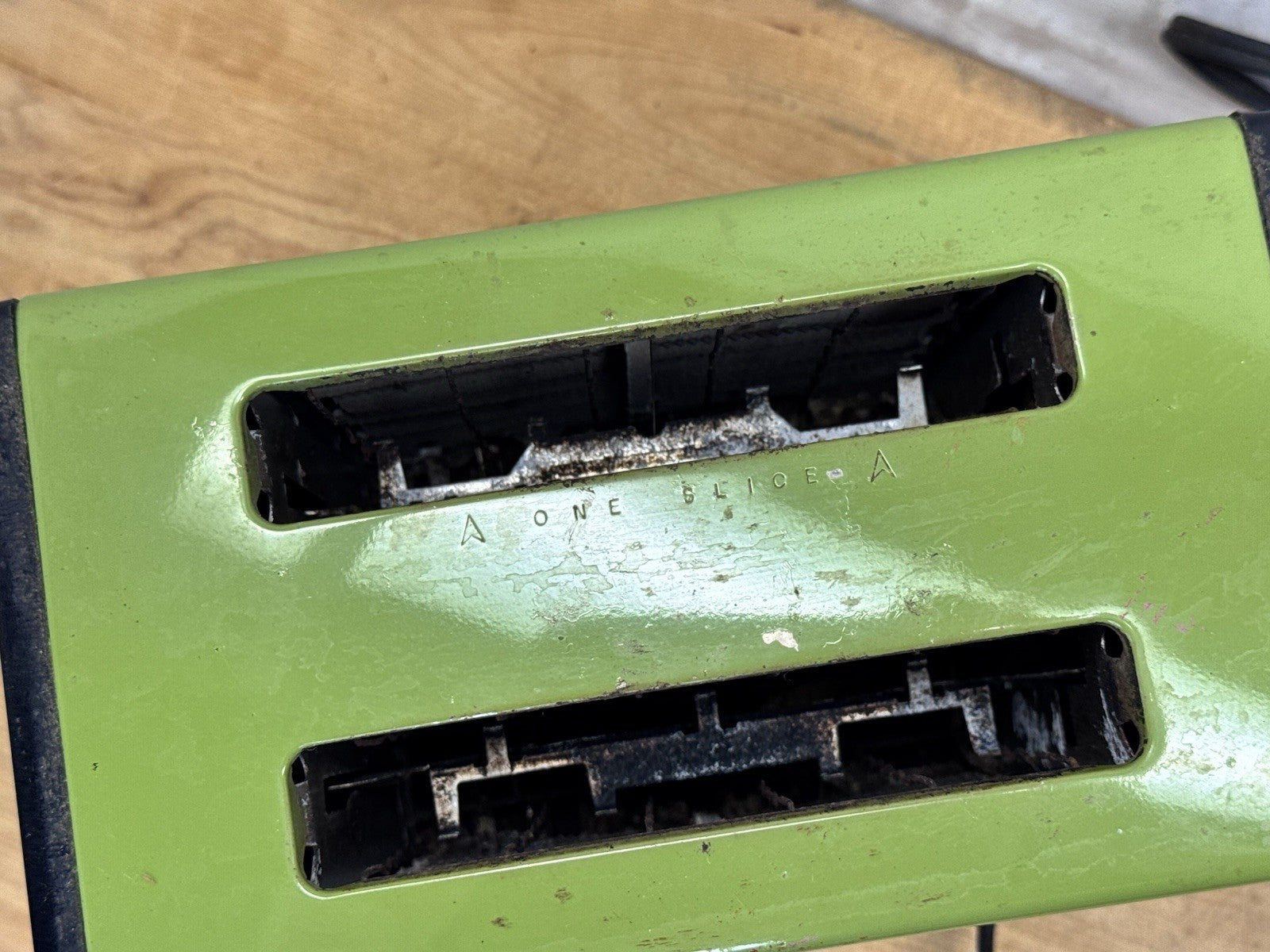 Vintage Green And Black Toaster Display Only #1145
