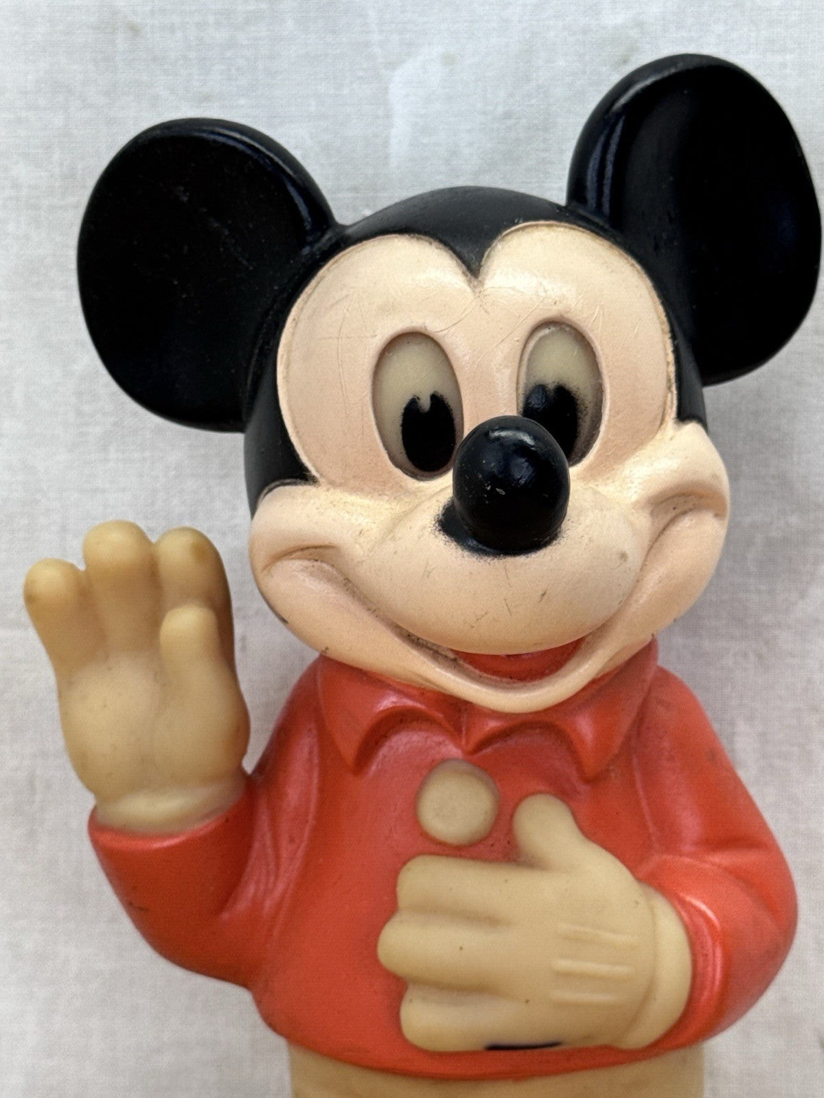1978 Mickey Mouse Squeeze Toy by Gabriel Cbs Toys #1178
