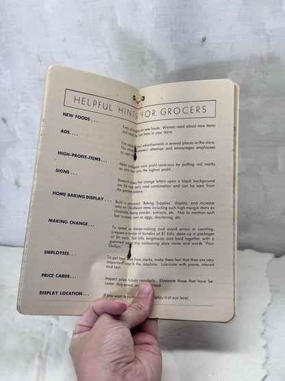 KC Baking Powder Notebook Handbook Kitchen Vtg #S-1861