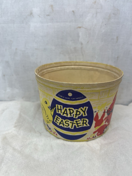 Continental Car Co. Easter Waxed Cardboard Container Vintage