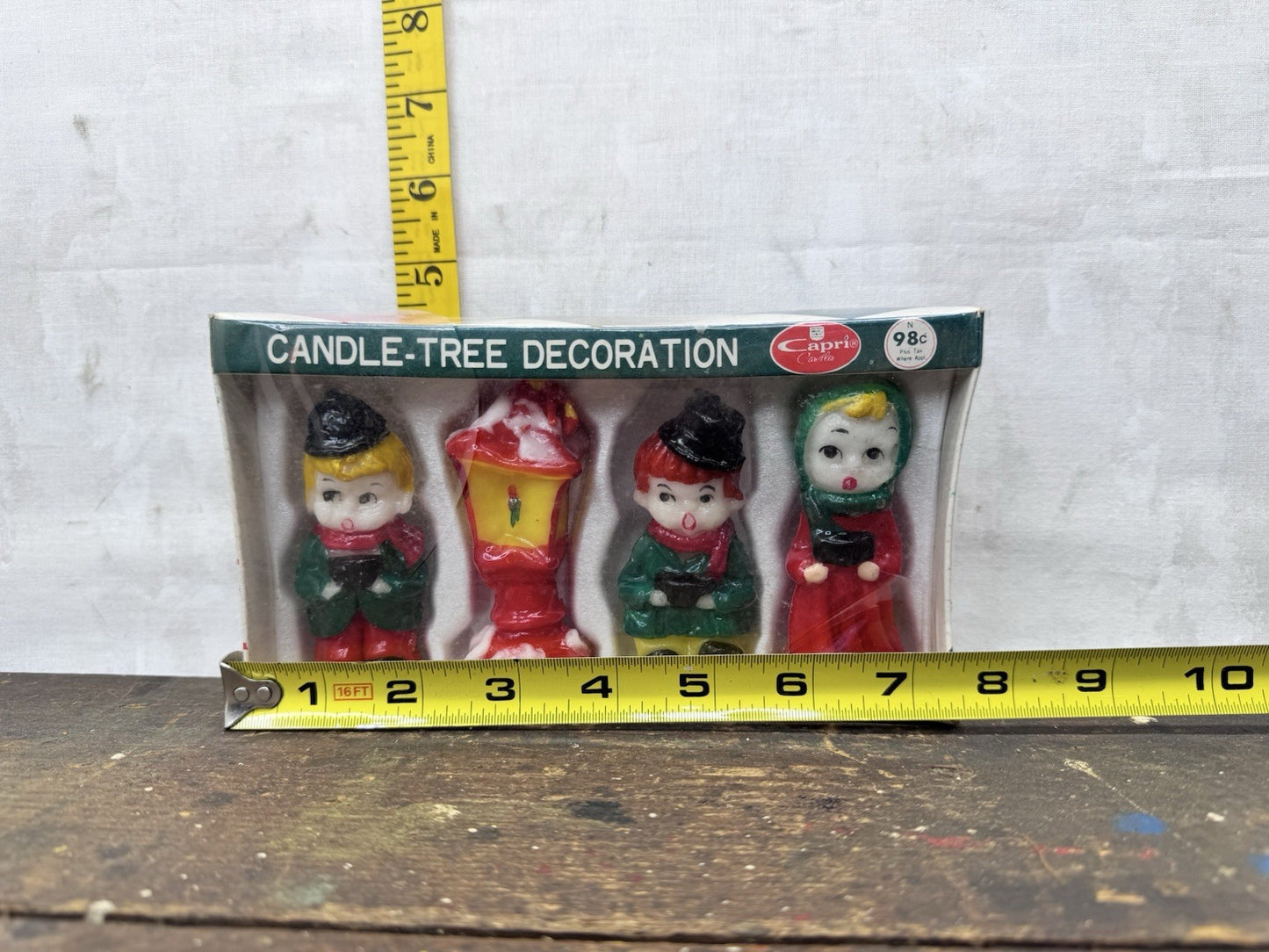 Vintage Christmas NOS Candles In The Box #1265