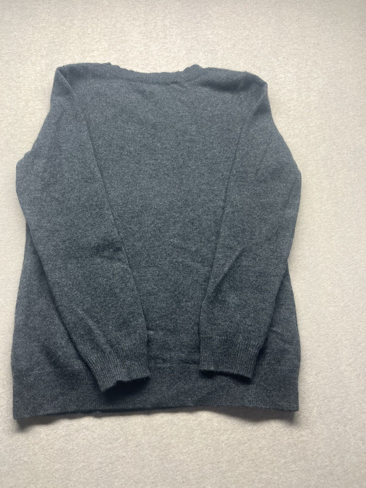 Haloger Women’s Cashmere Medium Petite Grey Sweater