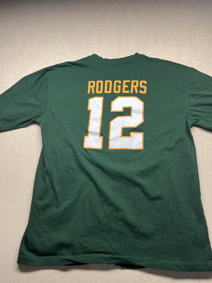 green bay packers shirt #12 Rodgers xL
