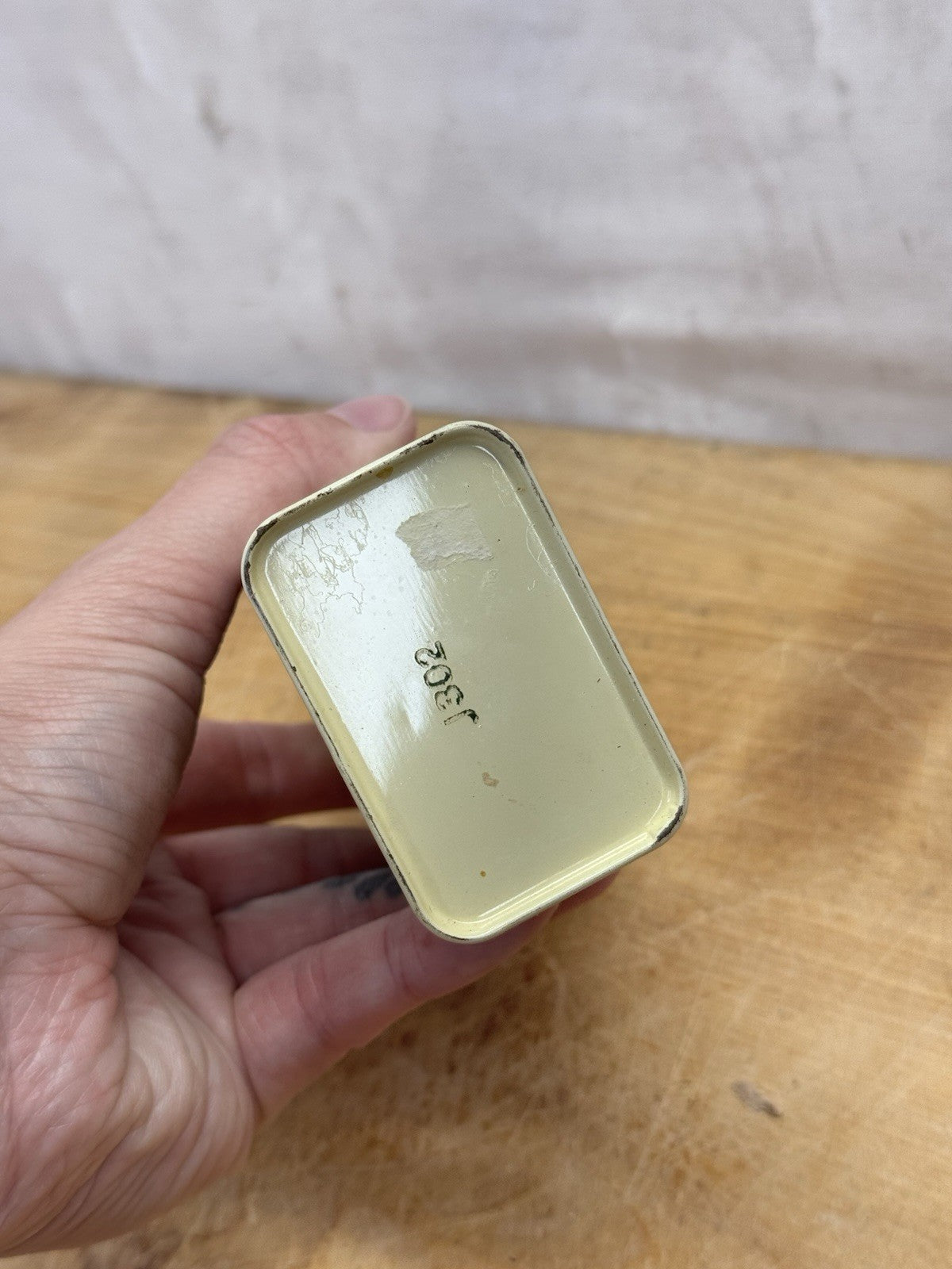 Talc For Men Vtg Powder Tin #1368