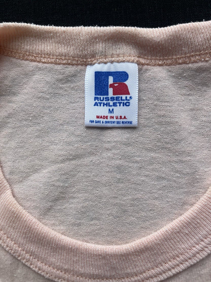 1980s Pink S Sleeve Cheer & Pom Athletic Tshirt