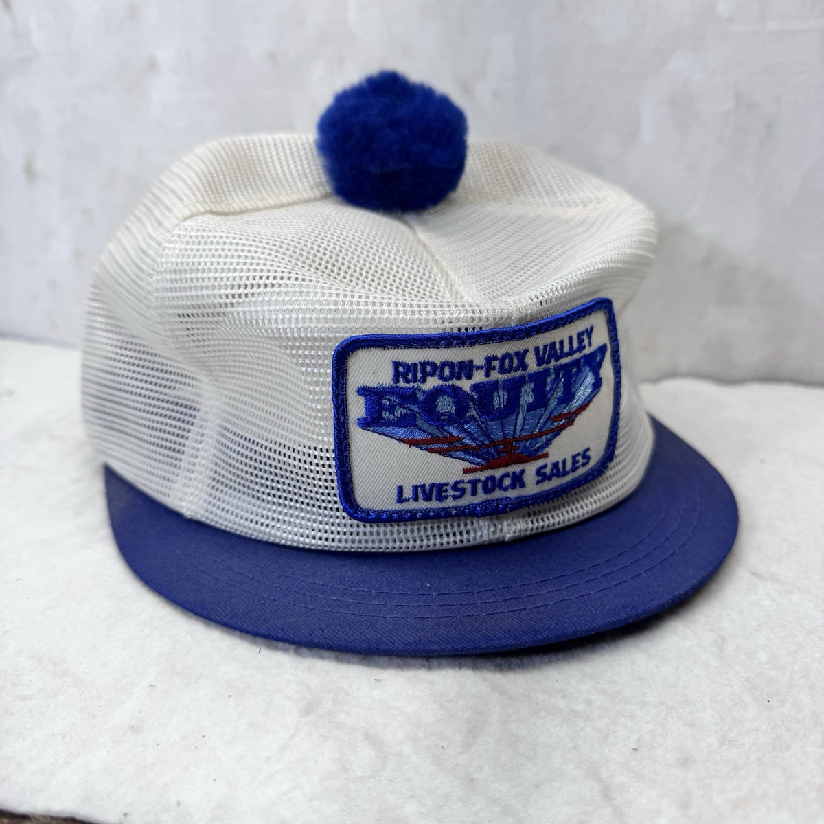 Ripon Fox Valley Equity Livestock Sales Ladies SnapBack Pompom Vintage Hat