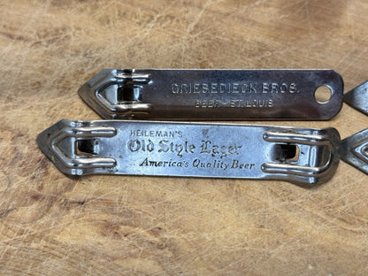 Pabst Miller Blatz Vintage Bottle Openers #1553