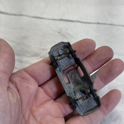 Vintage Tootsie Toy Diecast Red Fiat Abarth 