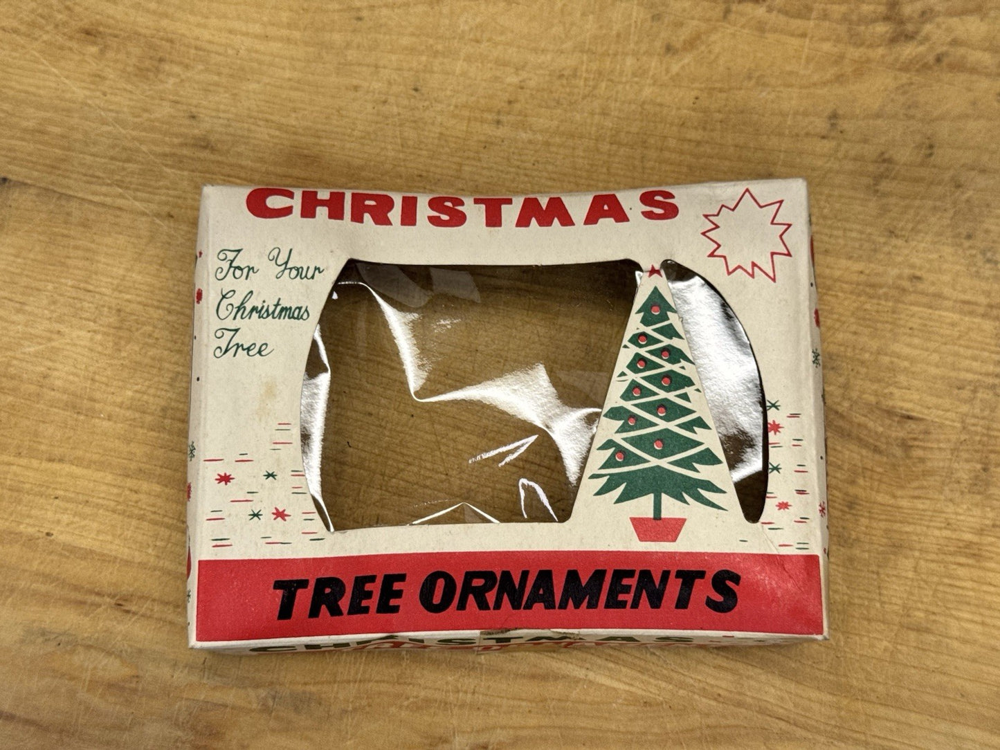 Vintage Mini Christmas Tree Ornaments #1090