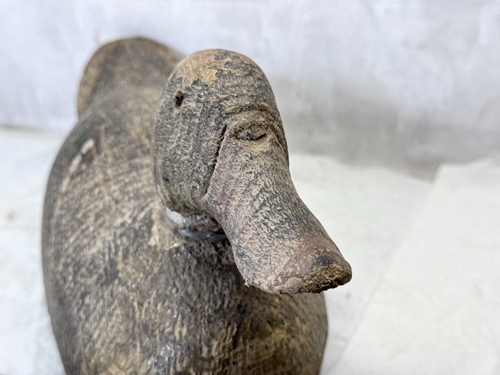 Vintage Wooden Hunting Duck Decoy 
