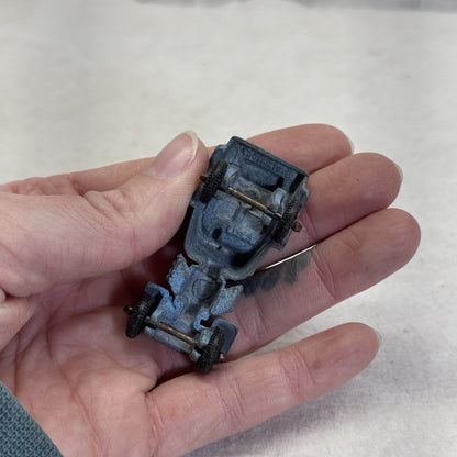 Vintage Tootsie Toy Car Blue Roadster