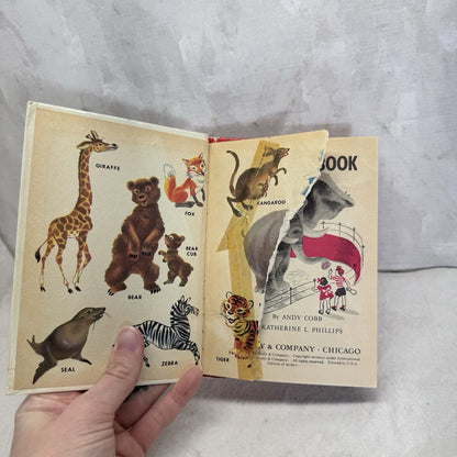 My First Zoo Book A Rand McNally Junior Elf Book Vintage Children’s Book