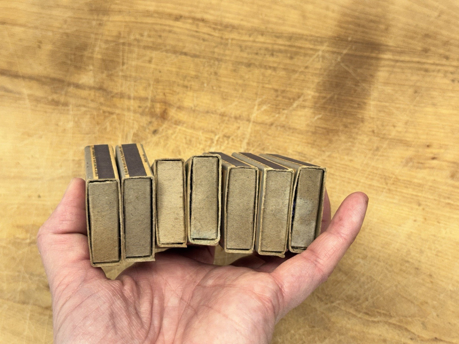 Ohio Blue Tip Match Boxes Vtg #1546
