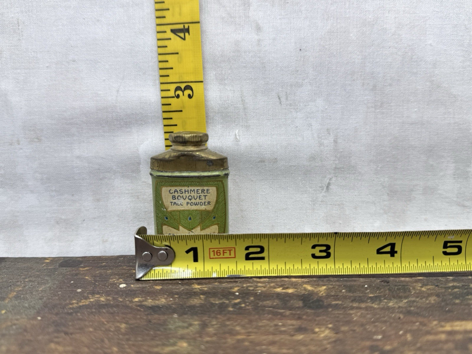 Colgate Cashmere Talc Powder Mini Tin Vintage #1153