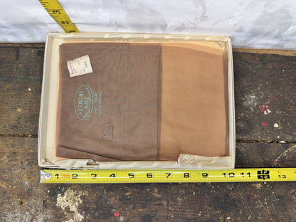 NOS Marshall Fields & Co. Nude Pantyhose Size 9 1/2 W/orginal Box #1060