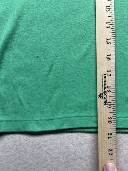 1970s, 80s Boys Green Boat S Sleeve Knit Shirt