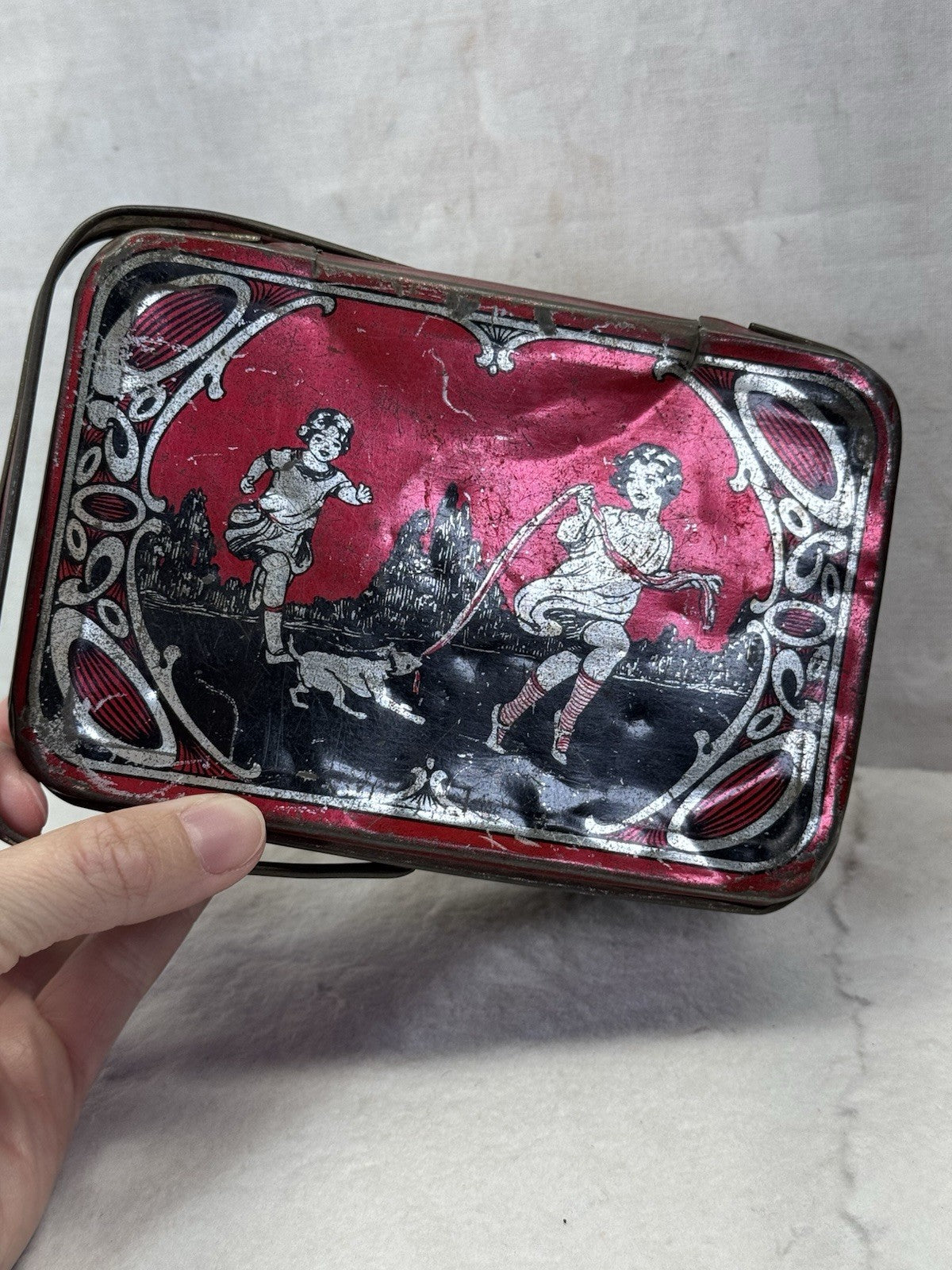 Child’s Tin Small Lunch Box Vintage