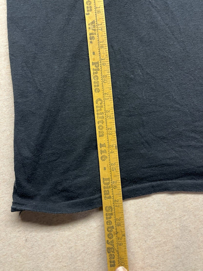 1980s Unisex Black Knit Escort Tshirt