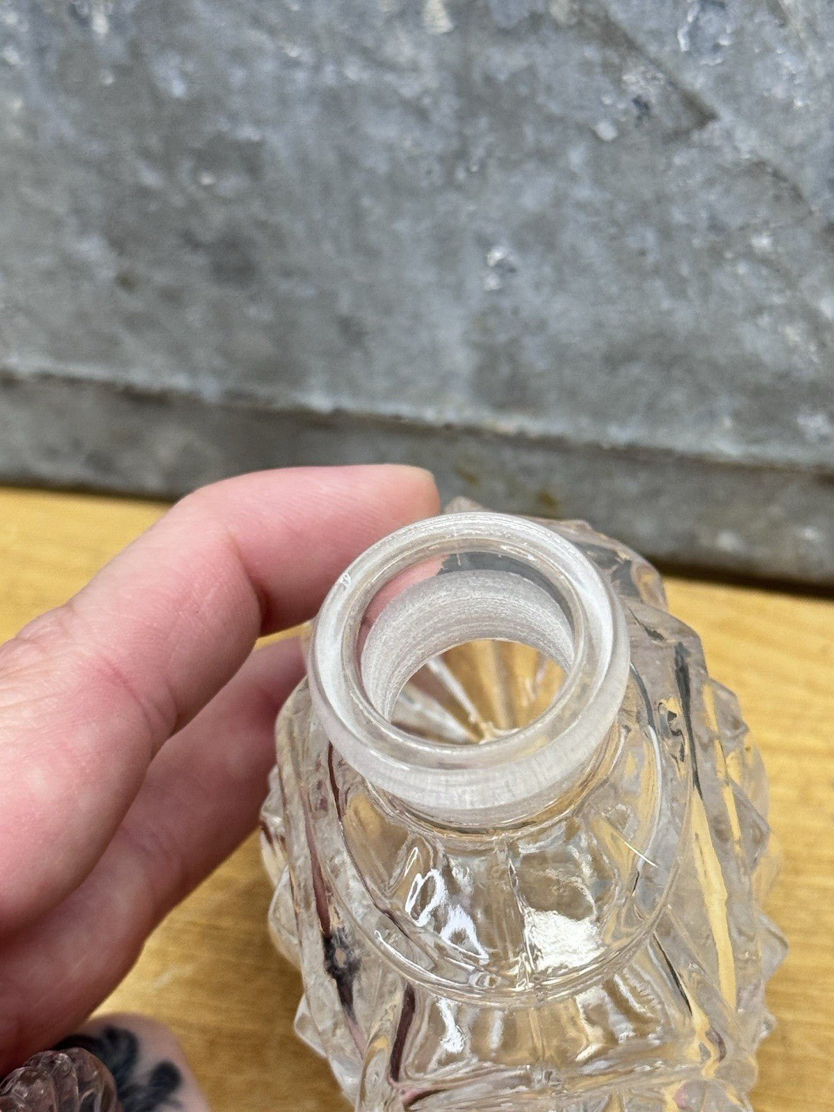 Vintage Crystal Perfume Bottle #1389