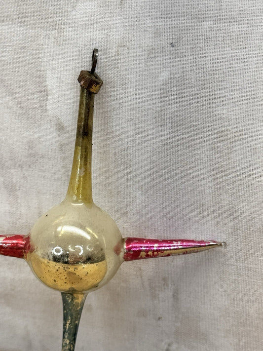 Rare Sputnik Antique Christmas Ornament  #1517