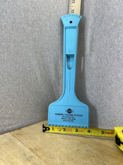 Kimberly Filling Station DX Ice Scraper Vintage 