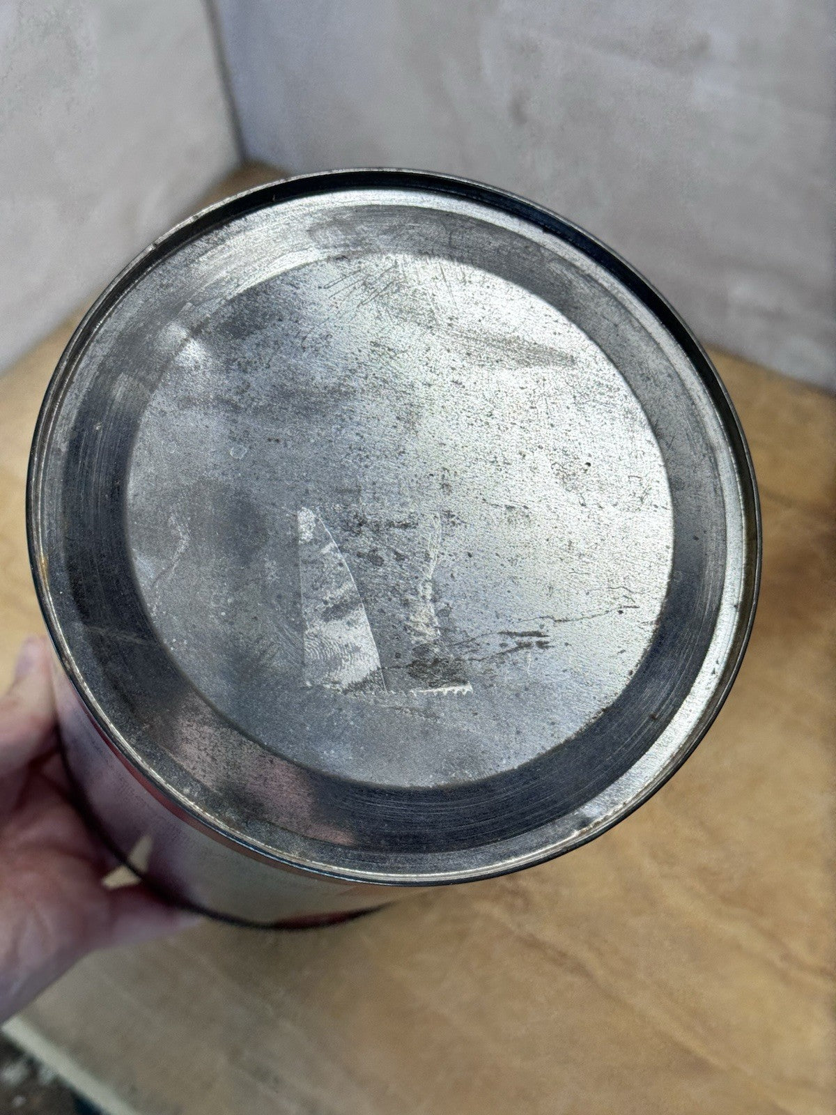 5lb Calumet Baking Powder Tin Vtg #S-1564