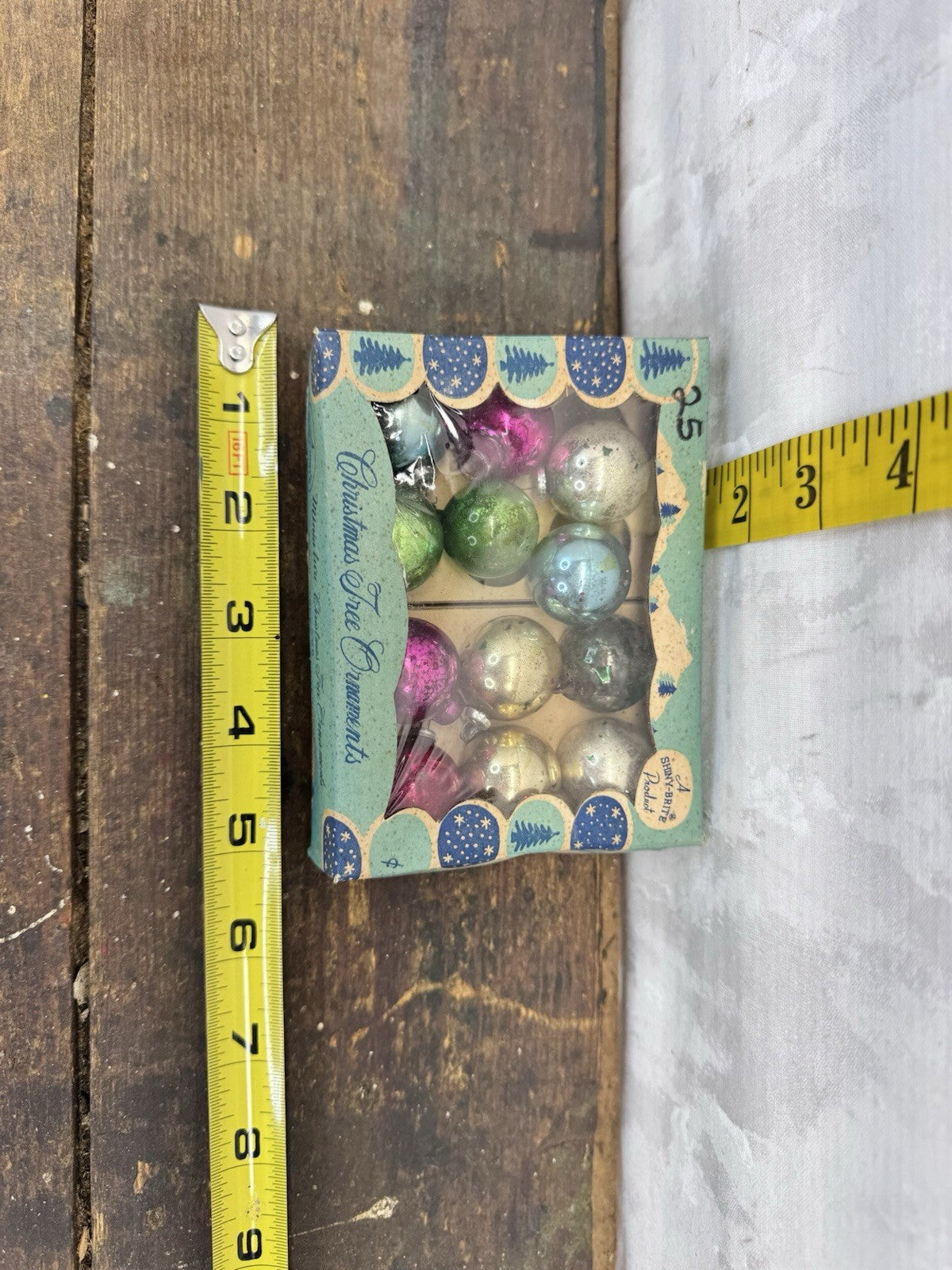 Vintage Shiny Brite Mini Ornaments #1089