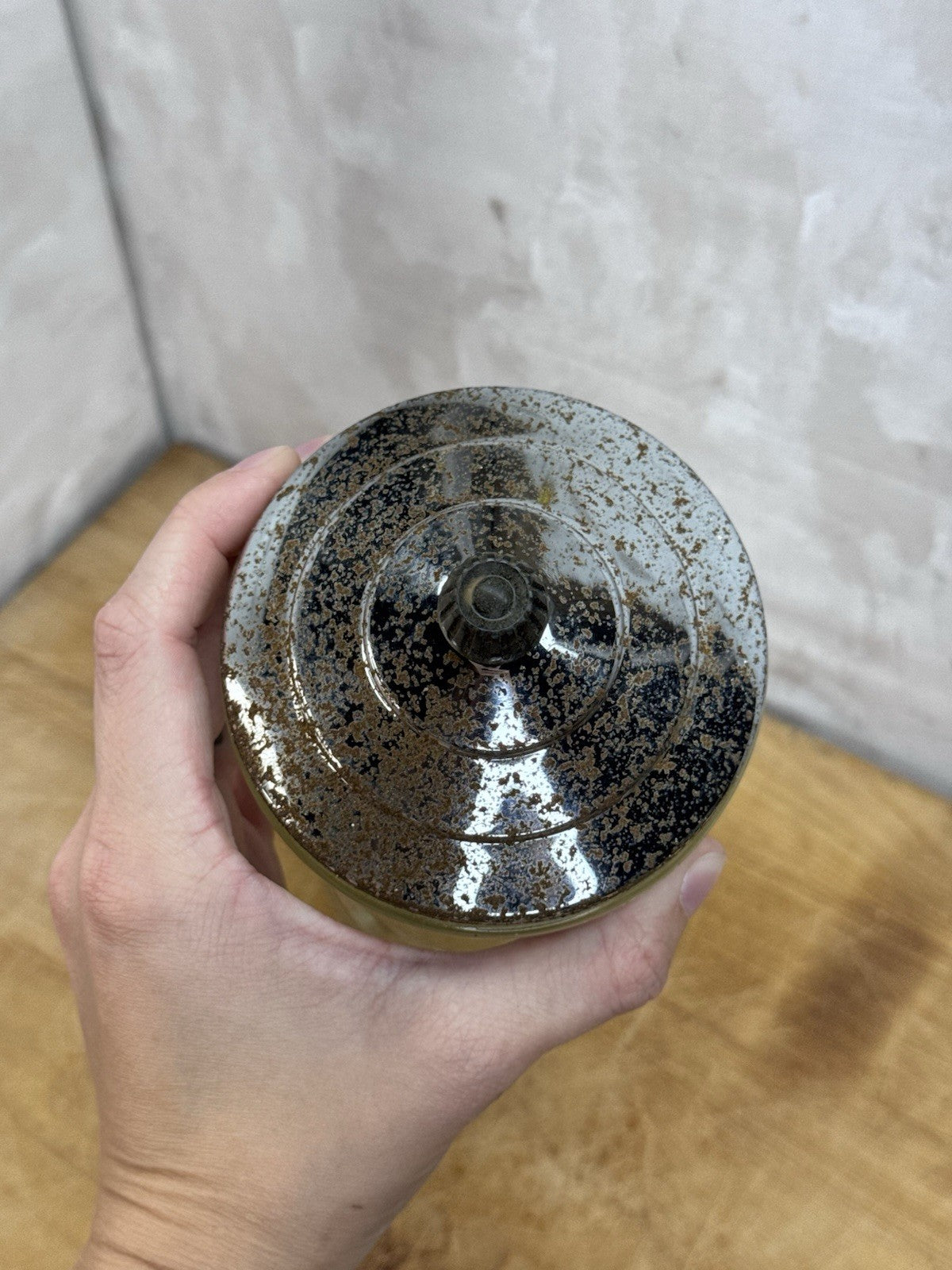 barbicide disinfectant jar vintage #1192