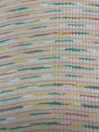 1960-70s Women’s Knit Stripe S Sleeve Top