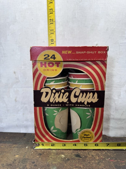 Vintage Dixie Cup Partial NOS Box