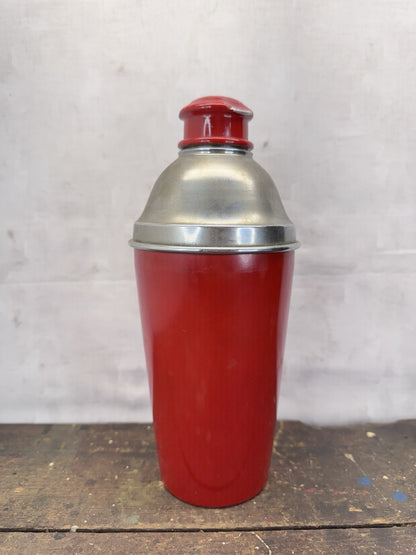 Vintage Red Rooster Cocktail Shaker #1011