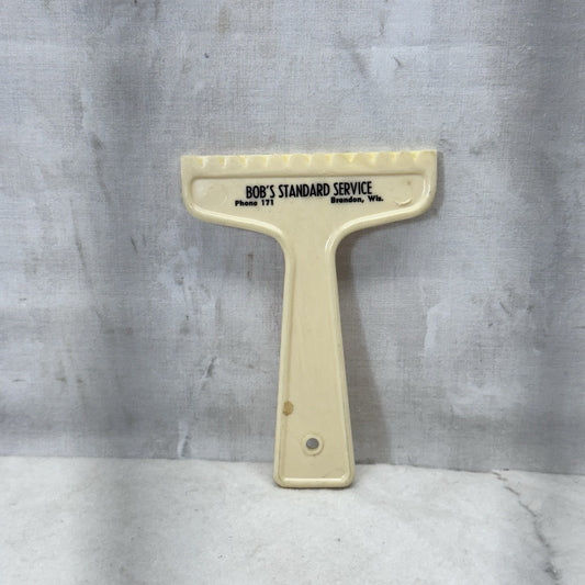 Bobs Standard Service Brandon Wisconsin Advertising Vintage 