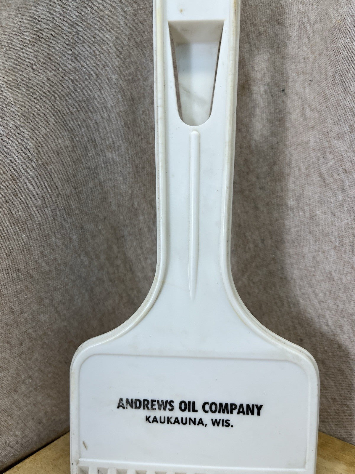 Kaukauna Andrews Oil Company Ice Scraper Vintage 