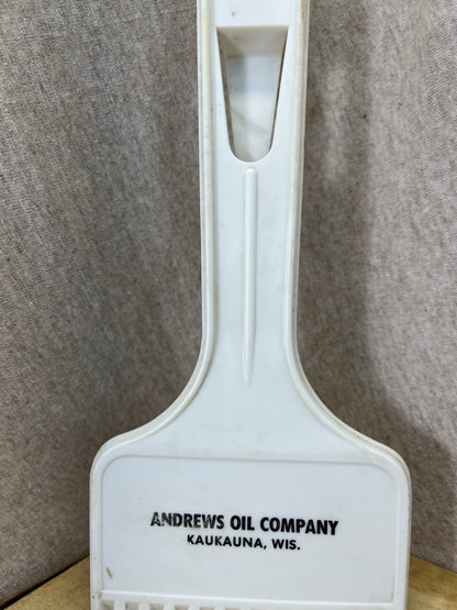 Kaukauna Andrews Oil Company Ice Scraper Vintage 