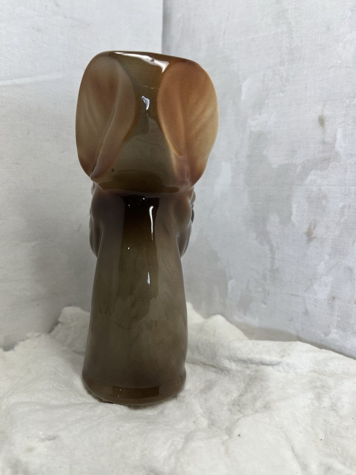 vintage ceramic deer planter