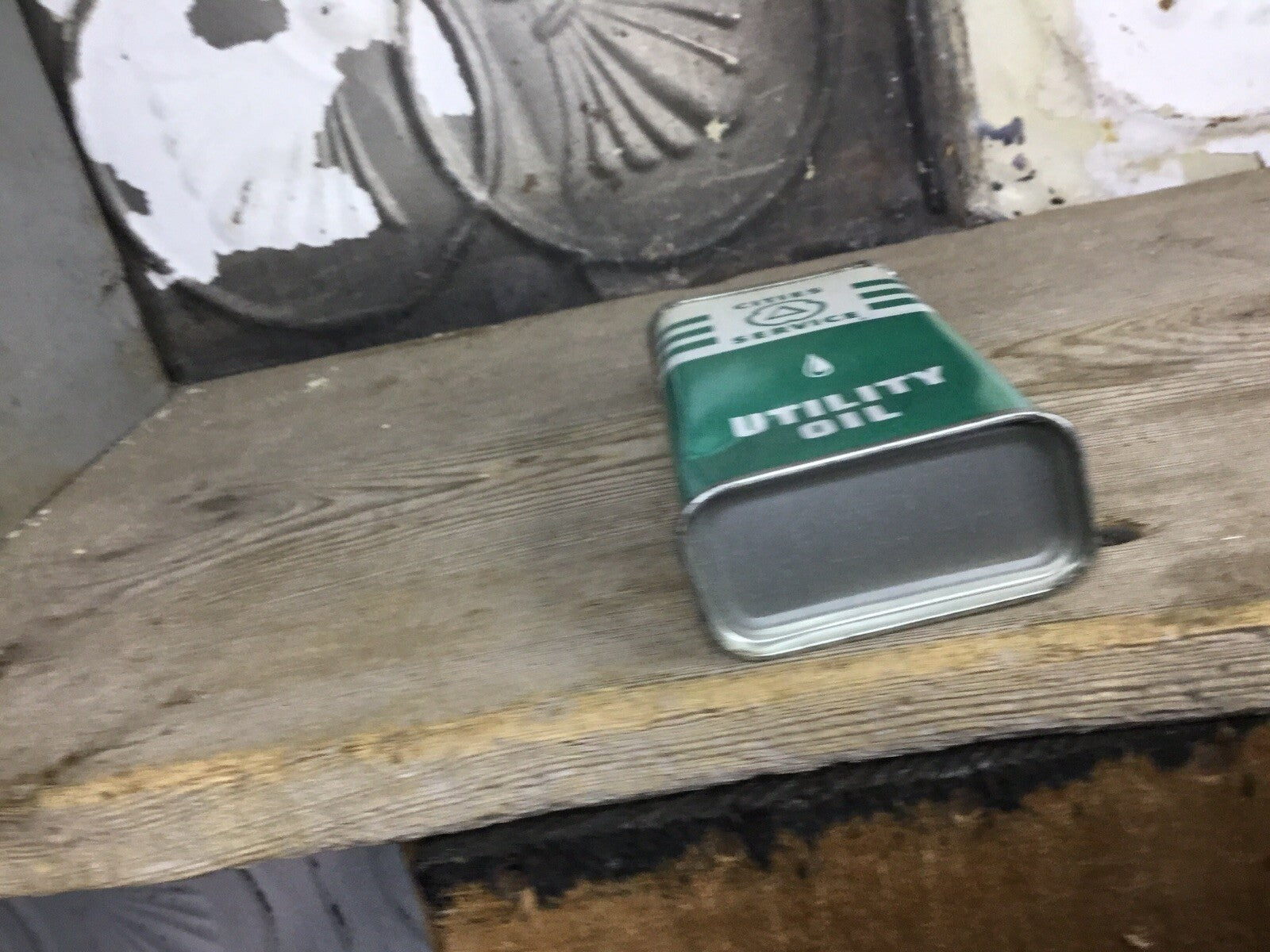 Vintage Mancave Cities Service Oiler 4 0z