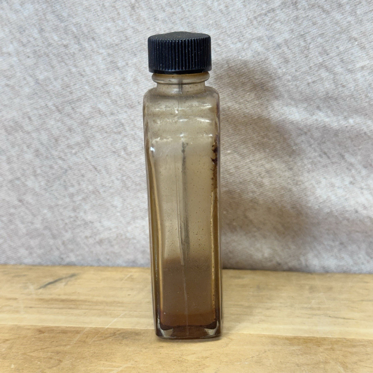 Kenmore Stainless Glass Vintage Bottle EMPTY