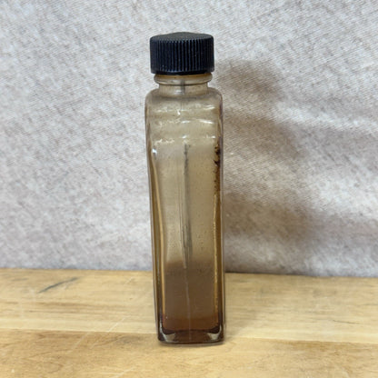 Kenmore Stainless Glass Vintage Bottle EMPTY