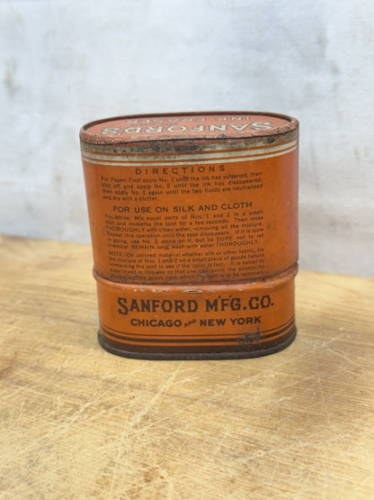 Sanford’s Ink Eraser No. 298 Tin Antique #1448