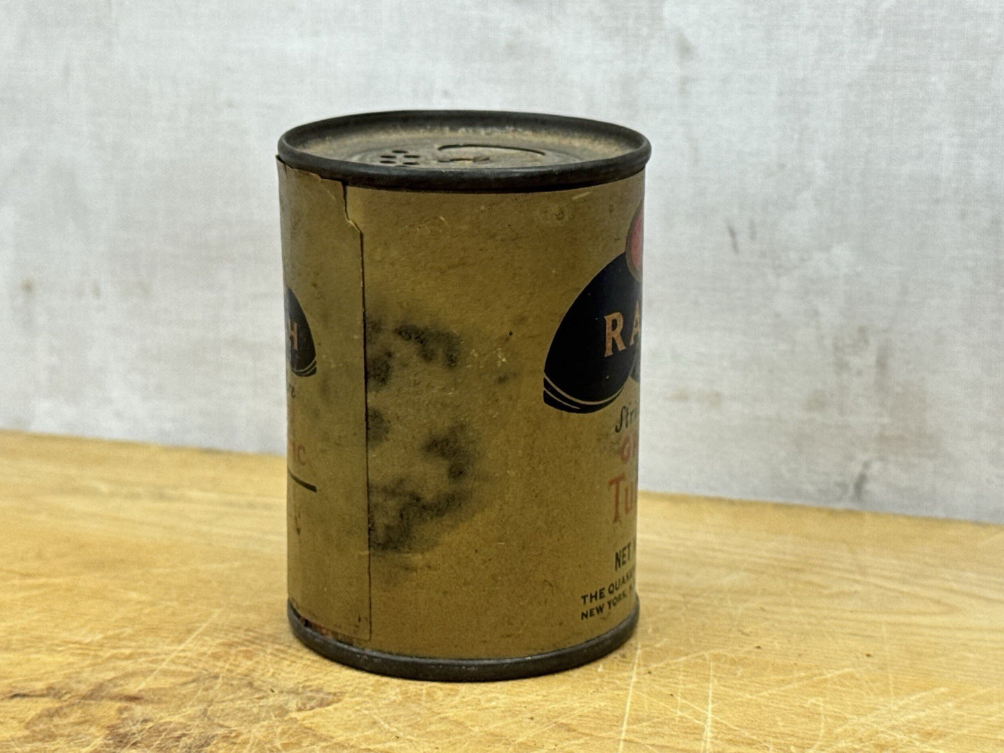Rajah Brand Ground Turmeric Tin Vintage #1165