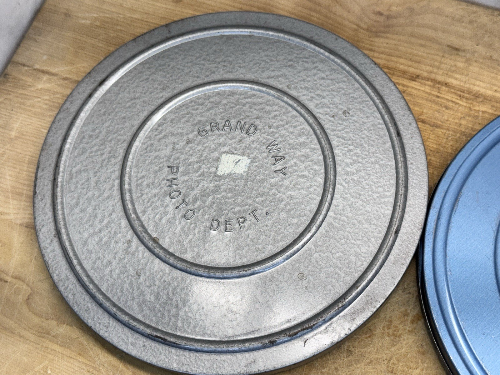 Film Reel Tins Empty Vtg