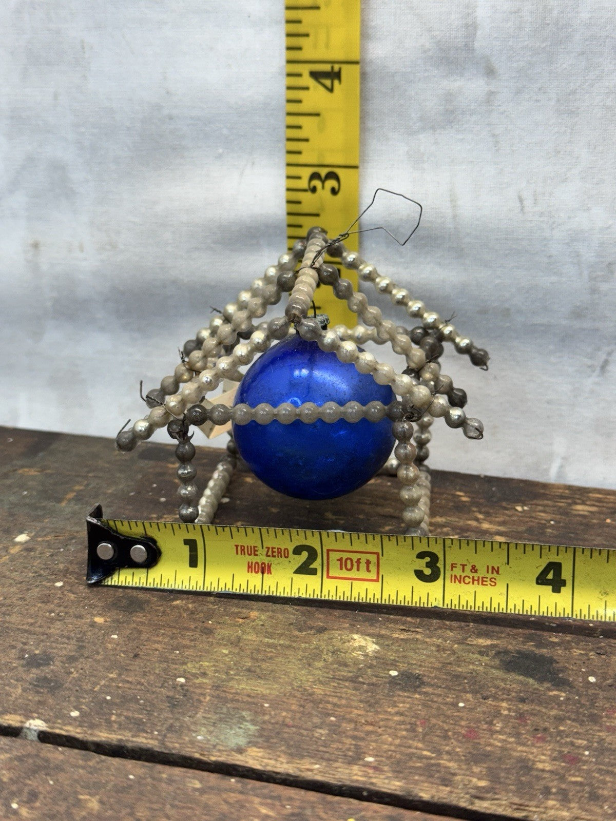 Antique Christmas Wired House Ornament Occupied Japan #1351