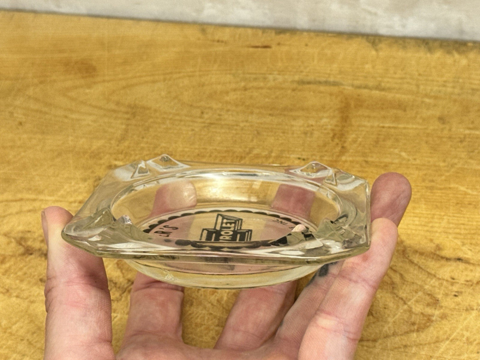 Lapers Fairwater Wisconsin Advertisement Chevrolet Ashtray Vintage #1127