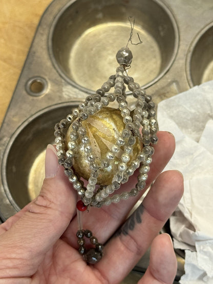 Victorian Glass Bead Ornament #1575