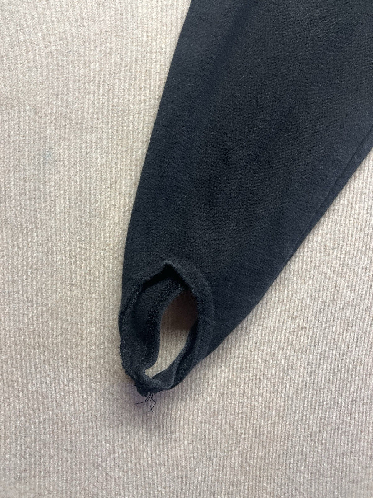 1980s Women’s Black Knit Stirrup Pants