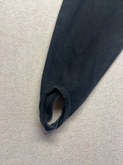 1980s Women’s Black Knit Stirrup Pants