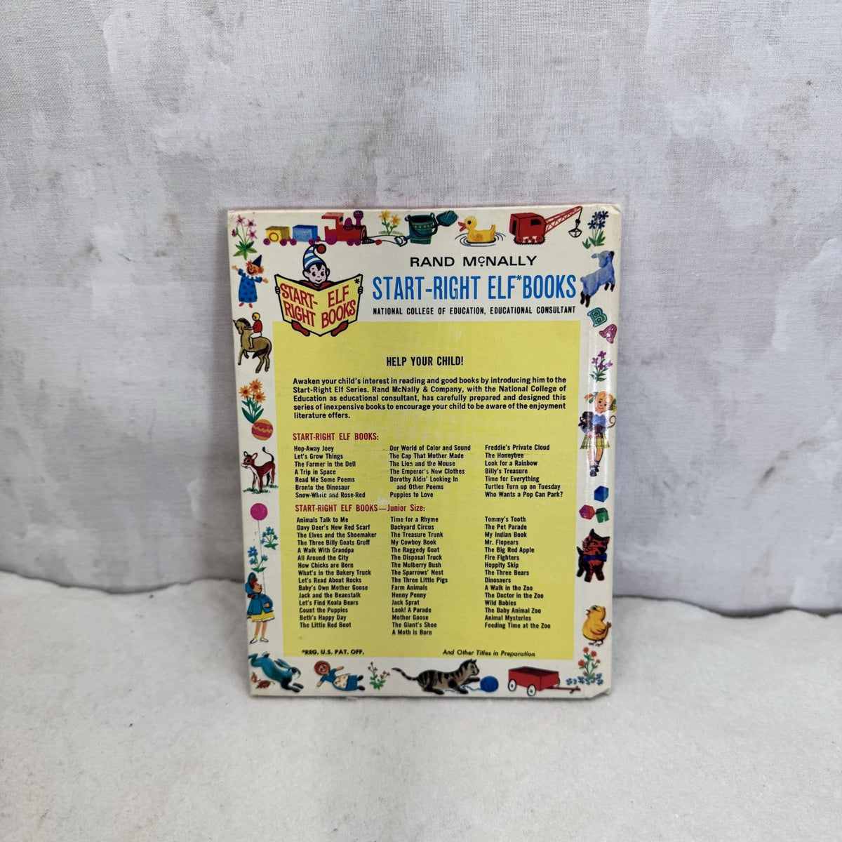 Beth’s Happy Day Start Right Elf Book Rand McNally Children’s Vintage Book