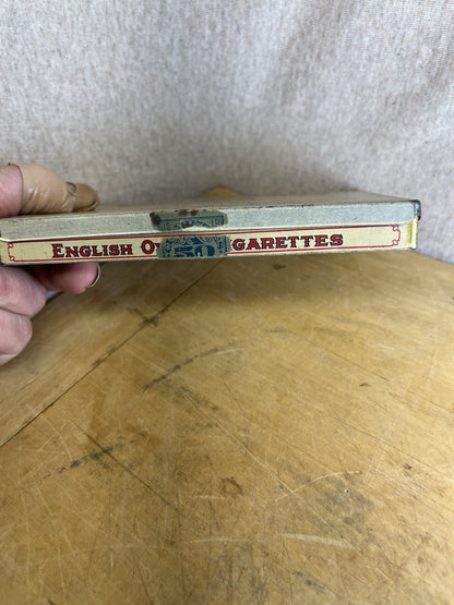 English Ovals Empty Vintage Tobacco Tin