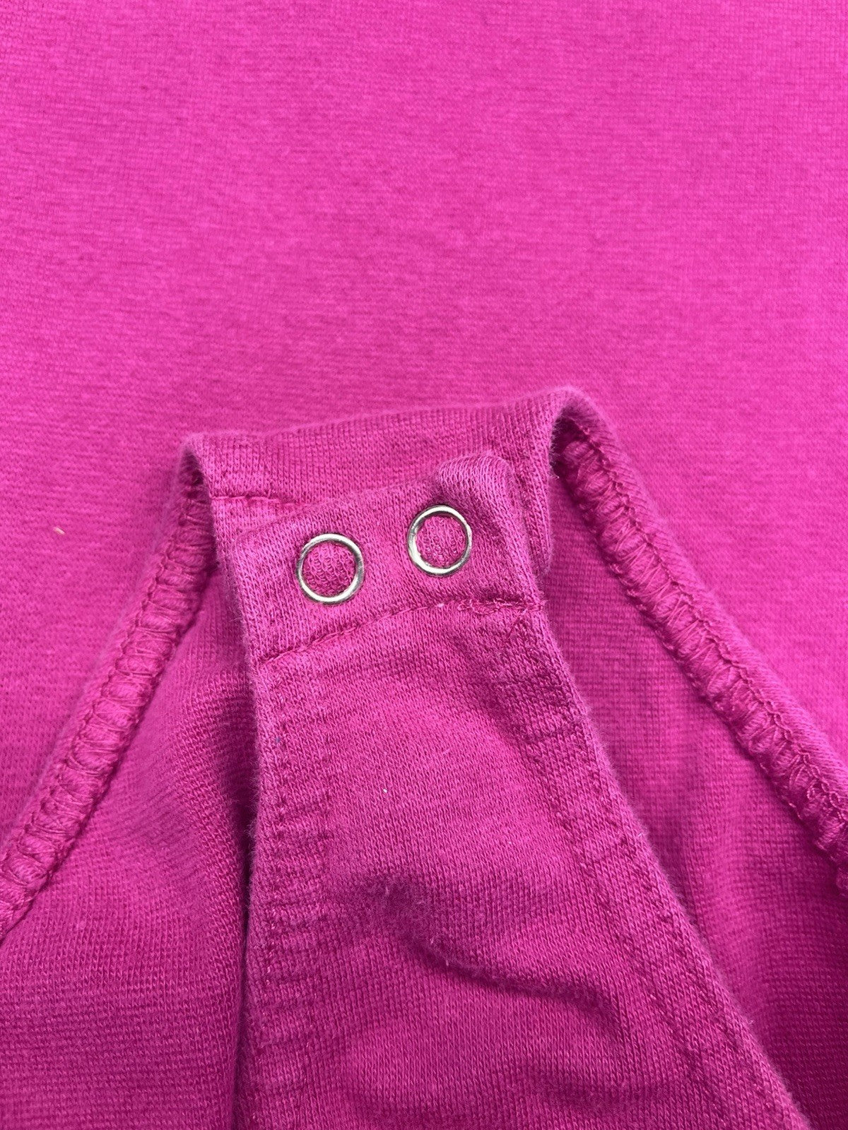 1990s Women’s Pink L Sleeve Knit Body Suit