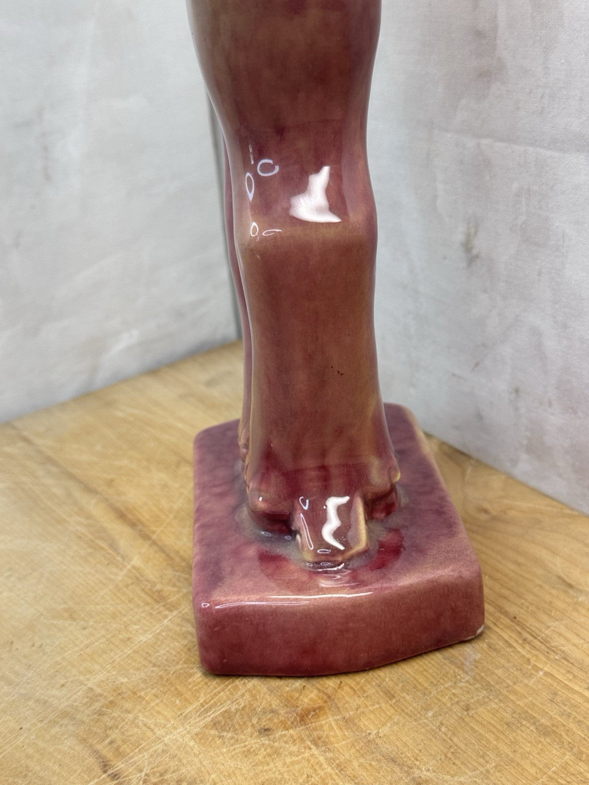 Gonder Deer Pottery Tall Vtg #1429